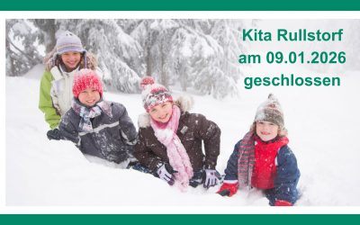 Kita wegen Schnee geschlossen